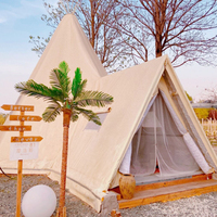 Tentes de glamping de luxe en toile PVC pour le camping, Airbnb, hébergement safari
