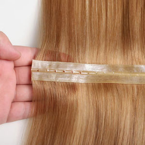 Extensions <span class=keywords><strong>de</strong></span> cheveux humains vierges russes <span class=keywords><strong>de</strong></span> qualité salon, trame papillon, micro-<span class=keywords><strong>perles</strong></span> invisibles, trame double tirée - Product Image 2