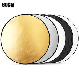 JingYing 60cm 80cm 110cm Portable Pliable Extérieur 5 en 1 <span class=keywords><strong>Photo</strong></span> Studio Diffuseur <span class=keywords><strong>de</strong></span> <span class=keywords><strong>Lumière</strong></span> Photographie <span class=keywords><strong>Réflecteur</strong></span> - Product Image 1