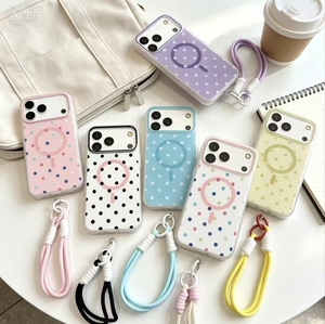 <span class=keywords><strong>Funda</strong></span> Magnética Antigolpes con Cordón y Diseño de Puntos para <span class=keywords><strong>iPhone</strong></span> 17 16 15 <span class=keywords><strong>14</strong></span> 13 12 11 <span class=keywords><strong>Pro</strong></span> <span class=keywords><strong>Max</strong></span>, Venta al Por Mayor - Product Image 1