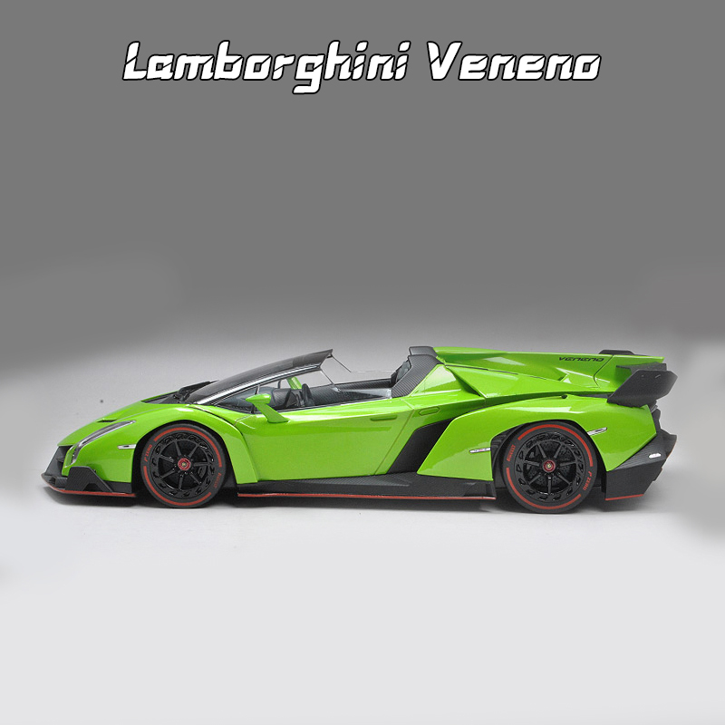 KYOSHO Lamborghini Veneno 1:18スケール 1/18 Kyosho Ousia Lamborghini Veneno Hardtop (Grey w/ Red