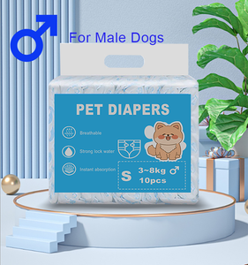 Venta al por mayor de pañales desechables ultra gruesos para cachorros suaves pañales de alta absorción para mascotas para perros machos característica sostenible - Product Image 2