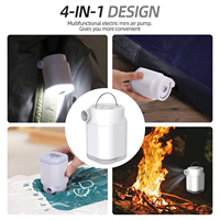 Pompe à air électrique USB Nexest pour lit gonflable, jouets, piscine, bateau avec lumière extérieure en plastique