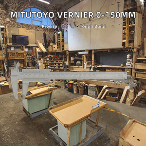 Calibrador <span class=keywords><strong>Vernier</strong></span> de Acero <span class=keywords><strong>Mitutoyo</strong></span> 530-312, Fabricado en Japón, 0-150 mm, 0.02 mm/0.001\", con 1 Año de Garantía - Product Image 2
