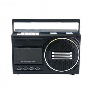 เครื่องบันทึกเสียงแบบพกพาสไตล์เรโทร วิทยุ AM FM SW บลูทูธ USB TF การ์ด ระบบหยุดอัตโนมัติ สำหรับใช้ในบ้าน นอกบ้าน และการเดินทาง ลำโพงสเตอริโอแบบพกพา - Product Image 2