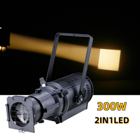 300W blanc chaud blanc LED profil lumière Lekos ellipsoïdal théâtre projecteurs Studio spectacle Concert profil spot lumière