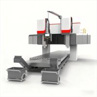 Machine de fraisage CNC automatique robuste XKB9920 à portique (mobile) pour le contrôle des rails en acier et les machines industrielles