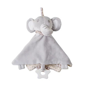 Elephant Rabbit Cute Soft Newborn Baby Comforting Towel Toy Plush Comforter Baby Toy Plush Blanket For Teether
