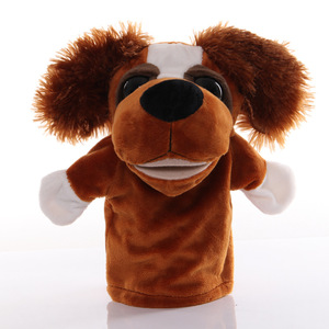 Marionetas de mano de peluche de animales pequeños de dibujos animados al por mayor para educación temprana accesorios de guardería Oso de simulación de comercio exterior - Product Image 4