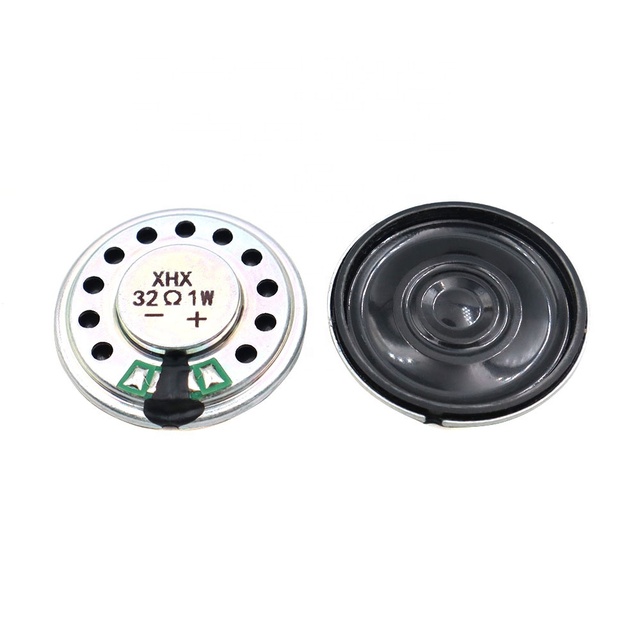 27MM Mini Speaker 32 Ohms 1 Watt 1W 32R Loudspeaker Mylar Speaker for Medical Equipment Audio Acoustic Components