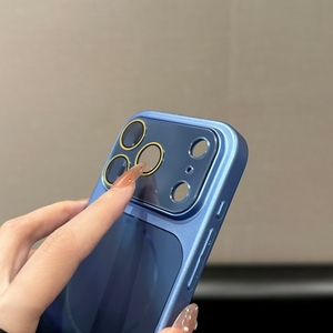 เคสโทรศัพท์แบบแม่เหล็กสัมผัสนุ่มสีดั้งเดิมสำหรับ iPhone 18 17 16 15 pro max พร้อมกรอบเลนส์ป้องกันการกระแทก - Product Image 3