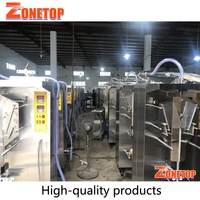 Machine de remplissage et d'emballage de petits sacs de fruits Orange, pasteurisé, lait de soja, eau minérale de printemps, ZT-1000