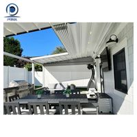 Abri pare-soleil économique pliable et évolutif pour jardin/terrasse/villa/penthouse/abri d'auto.