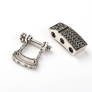 Cổ <span class=keywords><strong>Shackle</strong></span> <span class=keywords><strong>Clasp</strong></span> Paracord Survival <span class=keywords><strong>Bracelet</strong></span> <span class=keywords><strong>Clasp</strong></span> Với Vít Cho Phát Hiện Trang Sức Nam - Product Image 5