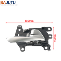 Poignée de porte intérieure de voiture (poignée argentée) 83620-D3010 Convient pour Hyundai Tucson 2015-2019