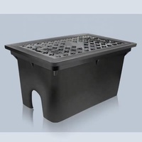 Boîte de protection pour compteur d'eau en plastique PP verrouillable avec serrure, fabriquée en Chine