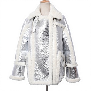 Nuevo Abrigo de Invierno de Piel de Cordero Genuina, Abrigo de Algodón Acolchado de Alta Calidad, Abrigo Cálido y a la Moda - Product Image 1