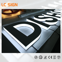 Panneaux lumineux LED imperméables pour bâtiments LC Signs, lettres en relief LED, enseignes personnalisées pour la publicité extérieure