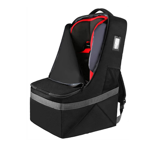 Sac à dos de voyage rembourré pour siège de voiture, grand sac à dos durable pour sièges de voiture, sac de transport pour siège de voiture, sac de transport pour siège de voiture à l'aéroport - Product Image 2