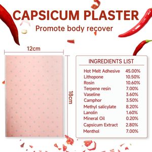 <span class=keywords><strong>Patch</strong></span> chauffant au capsicum (capsaïcine) (7,09 x 4,72 po) – Classe I - Product Image 3