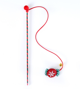 Giocattolo di addestramento commerciale del pupazzo di neve della caramella del vecchio albero di natale interattivo del gatto domestico - Product Image 3