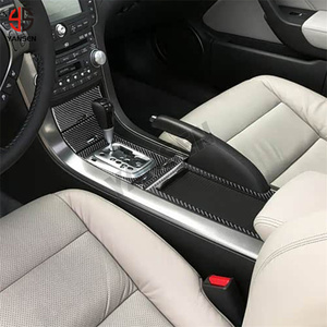 แผ่นครอบเกียร์กลางรถยนต์สติกเกอร์คาร์บอนไฟเบอร์สำหรับ Honda Acura <span class=keywords><strong>Tl</strong></span> 2004 2005 2006 2007อุปกรณ์เสริม2008 - Product Image 4