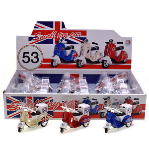 1/43 nuovo modello di consegna <span class=keywords><strong>moto</strong></span> Cartoon Diecast <span class=keywords><strong>moto</strong></span> tirare indietro modello di <span class=keywords><strong>moto</strong></span> giocattolo per torta cottura ornamento regalo per bambini - Product Image 6