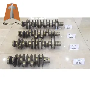 D4D D6D D6E D7D Excavator crankshaft for Engine parts