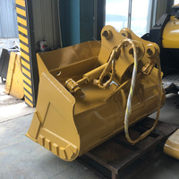 Aksesoris Bucket Hidrolik Excavator Tipe Tilt, Bucket Penggali Tugas Berat untuk Suku Cadang Mesin Konstruksi