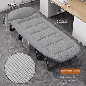 Lit pliant simple, lit de bureau, lit de camp, lit pliant portable pour adulte, lit de camping, chaise longue, mobilier de bureau - Product Image 3