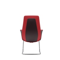 Chaise de réunion en cuir |   Chaise de réception professionnelle haut de gamme, siège de bureau ergonomique et stable