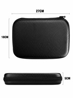 Étui pour raquette de tennis de table EVA, housse de protection rigide, sac de rangement portable de grande capacité pour poignée Shakehand et Penhold
