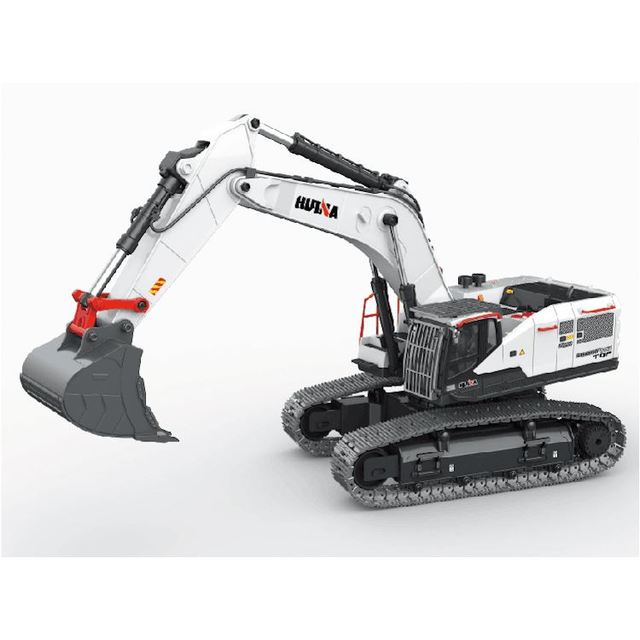 1594 Children's Remote Control Toy Metal Excavator Digger 1/14 Excavator Model Toy Simulation Simulation Puzzle Children