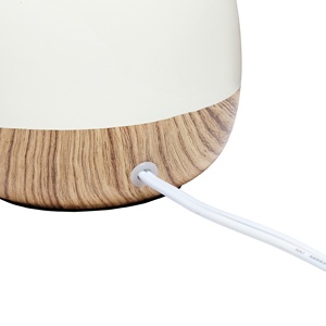 TD metà del secolo Petite lampada da tavolo con disegni semplici legno metallo paralume E14 lampadina Base 220V alimentazione a corrente alternata per uffici