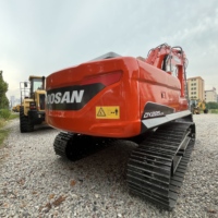 Vente Flash : Excavatrice d'occasion Doosan DX225LCA 22 tonnes, matériel de construction de seconde main, système hydraulique stable, prix avantageux