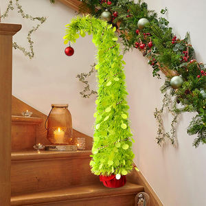 Suministro Directo de Fábrica de Nuevos Productos Navideños, Árbol de Navidad <span class=keywords><strong>en</strong></span> Maceta Más Vendido, Grinch con Cuello Torcido - Product Image 2
