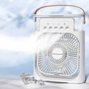 Mini Ventilador Portátil 3 en 1 de Plástico con Hielo, Humidificador Multifuncional de Aire Frío para Verano, Enfriador de Aire por Agua - Product Image 1