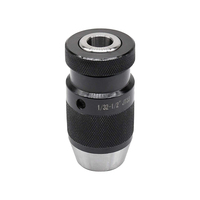 Mandrin de perçage sans clé pour machines-outils, robuste, 1/32"-1/2", en acier C45S20, avec adaptateur de queue R8, intégré de précision (JT33) TOOL TREE