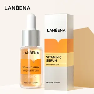 Oem Odm Organische Vitamine C Facial Serum Natuurlijke Plantaardige Extract Oplossing Gezichtsverzorging Whitening Hydraterende Hyaluronzuur Vc Serum