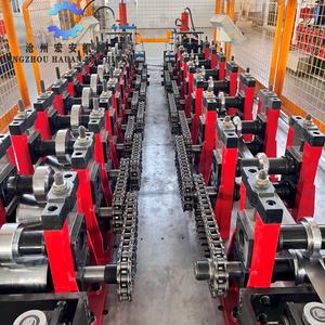 Machine de formage de rails pour volets roulants contrôlée par PLC à écran tactile, machine de formage de rails de guidage pour volets roulants de type C - Product Image 2