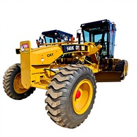 Mini-niveleuse Caterpillar d'occasion 140G/140K/140H Modèle 2022, 890 heures, moteur, pompe, boîte de vitesses et moteur inclus