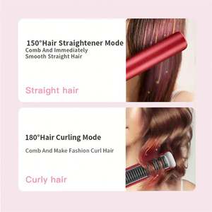 Venta caliente profesional 1200W cepillo desenredador de pelo rizado OEM ODM cepillo de pelo con logotipo personalizado - Product Image 3