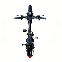 Vélo de montagne électrique pliable AFTFA tout-terrain avec fourche arrière de 445 mm et assistance au pédalage, fournisseur d'usine