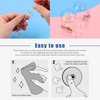 Crochets ventouses plates en PVC 25mm 30mm 35mm 40mm 50mm - Crochet ventouse simple face transparente super puissant pour enseignes et jouets pour chats ISO9001