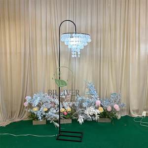 Nouveau mariage demi-<span class=keywords><strong>cercle</strong></span> arc lumière lustre mariage lustre support pour accessoires de mariage décor d'événement - Product Image 2