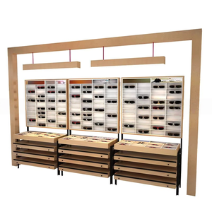 Exhibidor <span class=keywords><strong>de</strong></span> <span class=keywords><strong>Gafas</strong></span> y Lentes <span class=keywords><strong>de</strong></span> Sol <span class=keywords><strong>de</strong></span> Madera Sólida con 4 Estantes para Tiendas <span class=keywords><strong>de</strong></span> Marca - Product Image 2