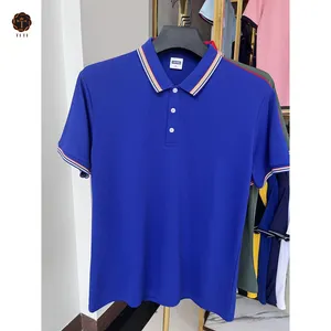 Großhandel einfarbig unbedruckt Herren Polo-Shirts individuelles gesticktes Logo Polo-T-Shirt
