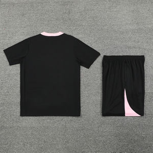 Tenues de football d'été, ensemble d'entraînement à manches courtes, maillot 24/25 Paris, polyester respirant, séchage rapide, col rond, unisexe, athlétique - Product Image 3
