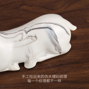 Figuras de ciervos de estilo nórdico, decoración de mesa de resina, 2 uds., para sala de estar, entrada, mueble de TV, gabinete de vino - Product Image 3