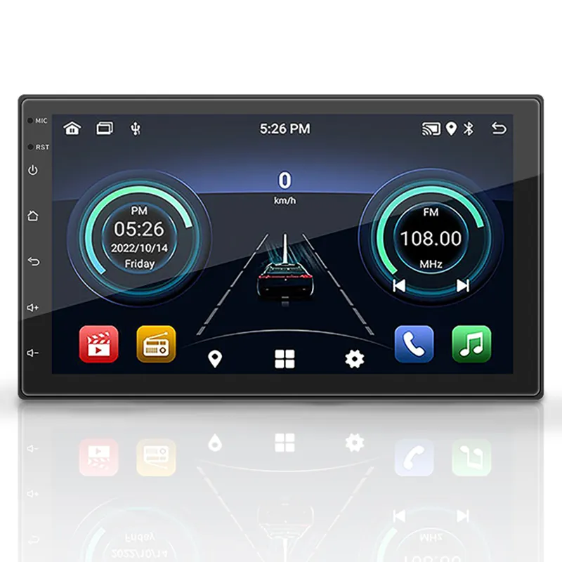 Ihuella Android 11 2GB RAM 32GB ROM carro VIDEO FM Rádio Multimedia Player Opel 7 polegada para vectra Corsa Antara Vivaro astra Agila